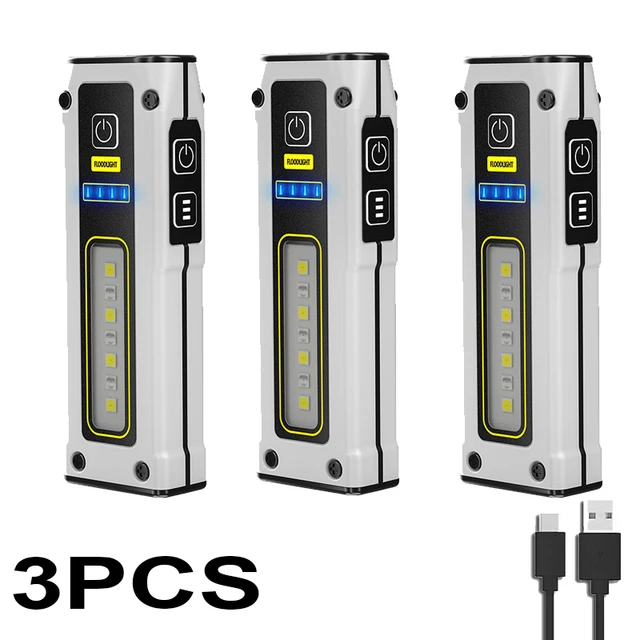 3pcs White