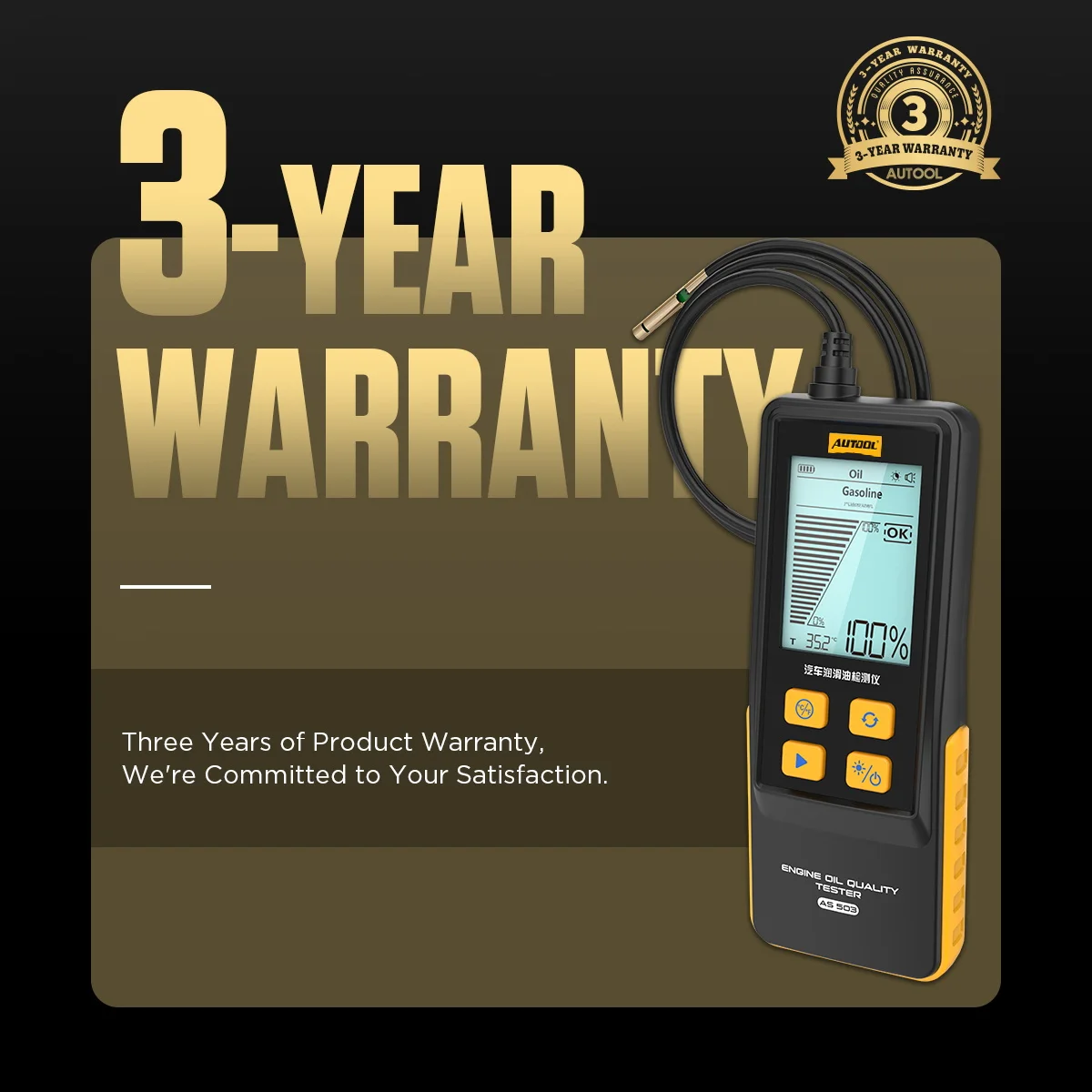 AUTOOL AS503 Automotive Schmiermittel Tester Digitale Auto Check Diesel Auto Motor POA Öl Qualität Diagnose Reparatur Werkzeuge – Detail 10