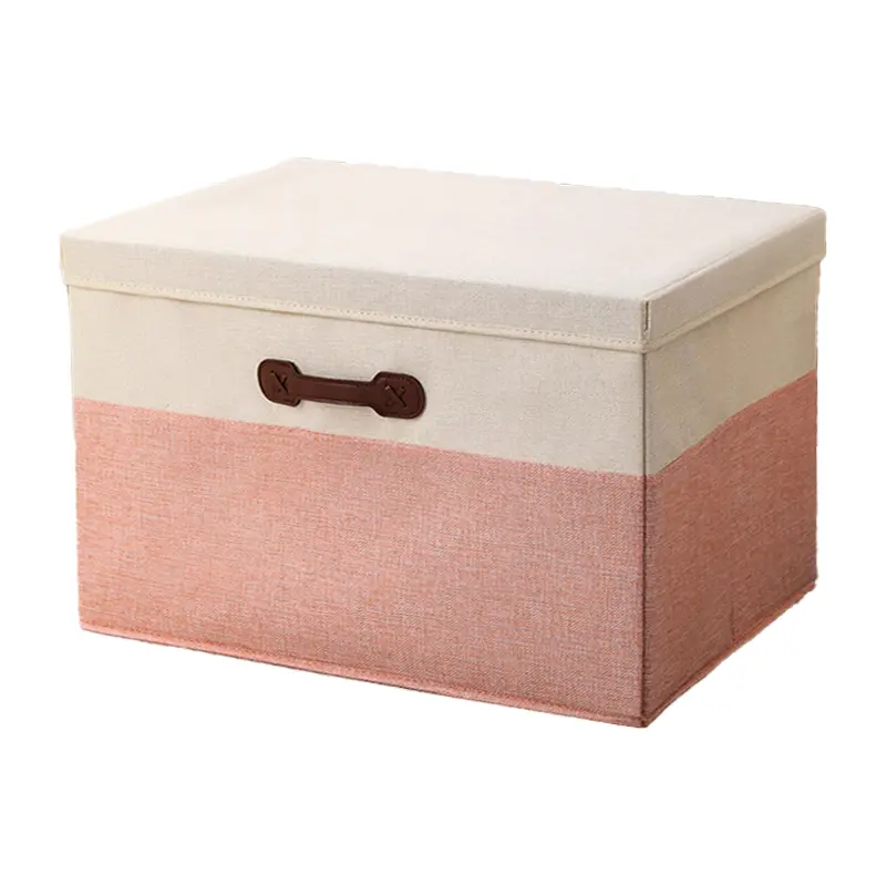 S/M/L/XL Foldable Linen Storage Boxes with Handle Wardrobe Organizer 1pc Basket Space Saving Cube Drawer Bin for Home Camping - Image 10