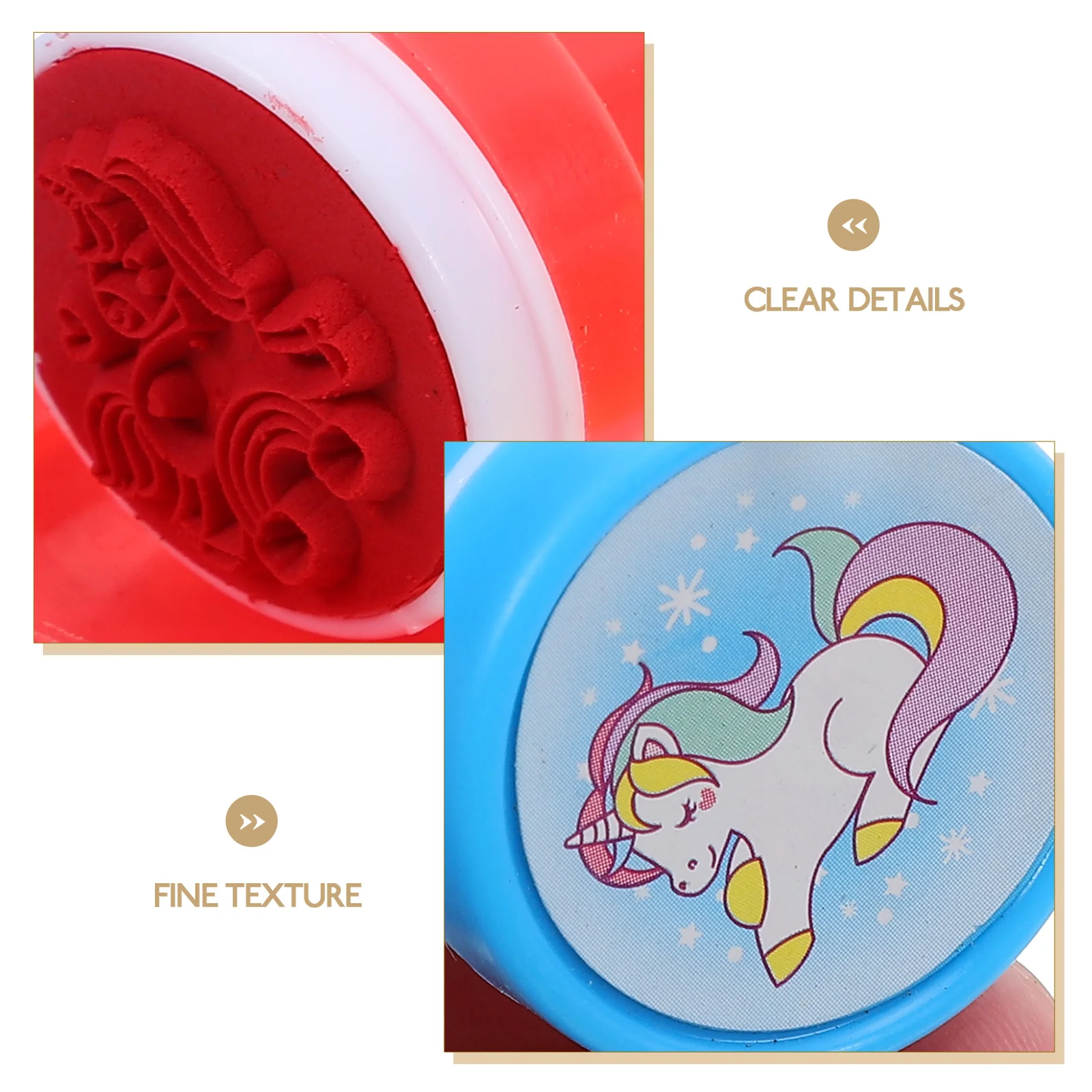 10개 씰 어린이 장난감 스탬프 키트 장 플라스틱 스탬프 스크랩북 스크랩북킹 용