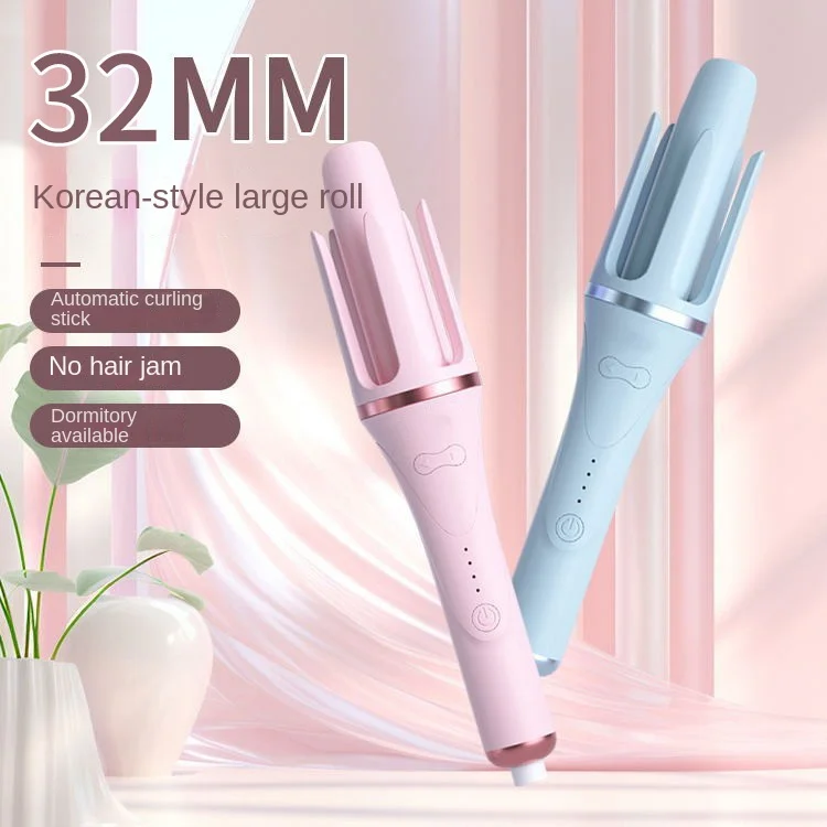 New Automatic Curling Iron Electric Rotation Does Not Hurt Hair Perm Big Wave Online Celebrity Female Lazy Curling Iron.