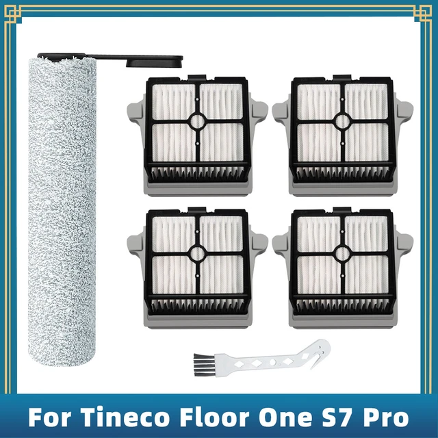 Replacement Brush Roller and HEPA Vacuum Filter for Tineco Floor ONE S7 Pro