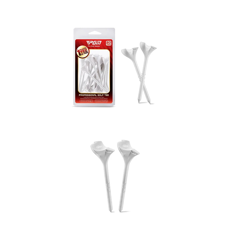 10° 20 Pcs 1 Box Golf Tees Durable Plastic Golf Ball Holder Increases Speed Golf Training Ball Tee With Golf  Accessories