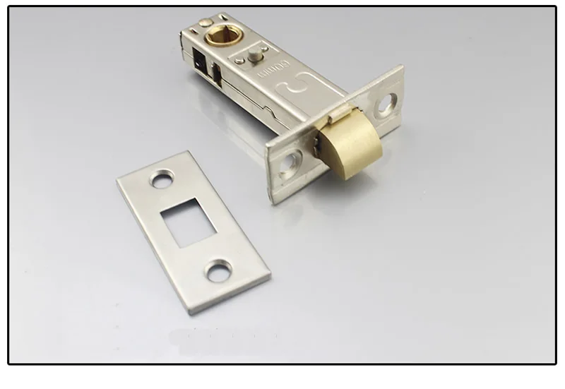 Single bolt lock body Brass lock tongue lock margin 60MM Lockable Toilet bolt Bathroom toilet
