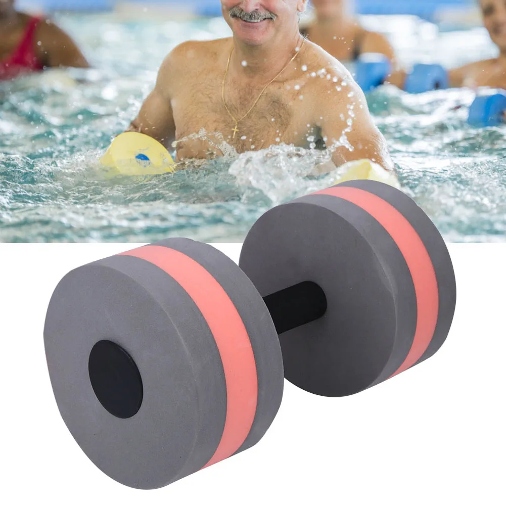 Eco Friendly Roundness Foam Water Floating Dumbbell Fitness Equipment Fitness Foam Dumbbell Floating Roundness