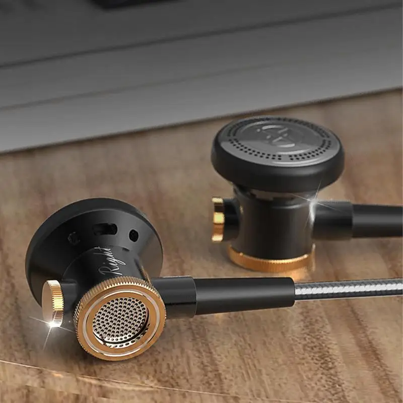 Wired In-Ear Headphones Wired In-Ear Heavy Bass Earbuds Comfortable Wear Music Supplies For Tablet Laptop Computer Mobile Phone