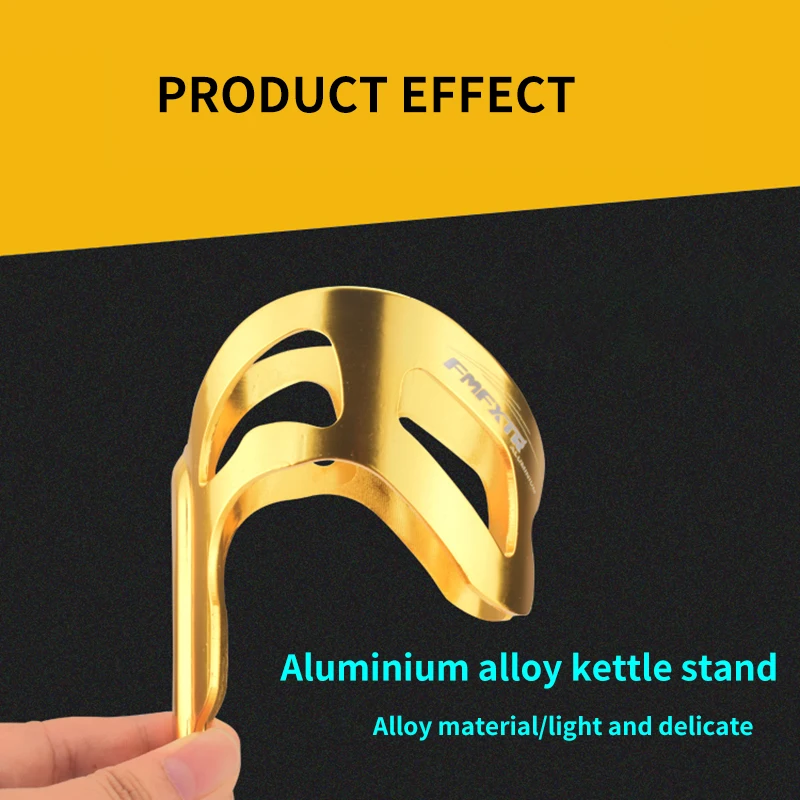 Universal Bike Bottle Cage Aluminum Alloy Water Cup Holder Folding Bicycle Kettle Bracket Cycling Accessory Gold