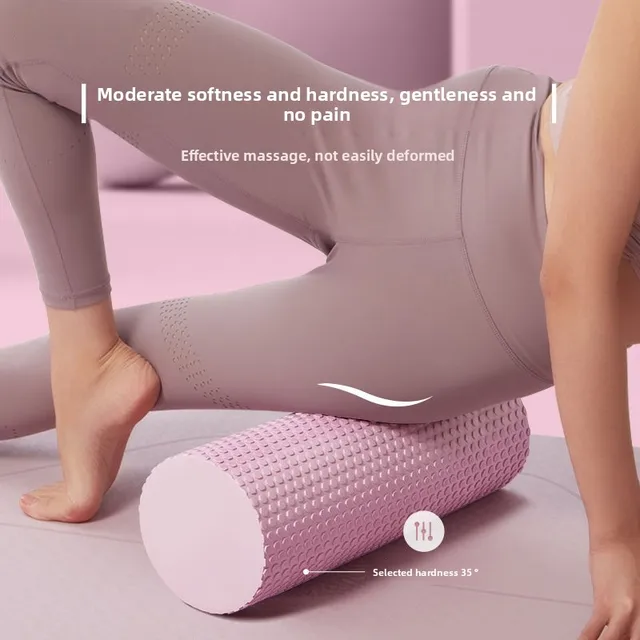 EVA Yoga Foam Roller High Density Pilates Fitness Muscle Massage 30cm 10cm Diameter Unisex for Home Gym Workout Recovery 3