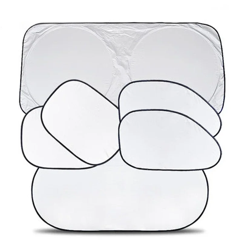 Silver Coated Car Window Sunshade Set for Sun Protection
