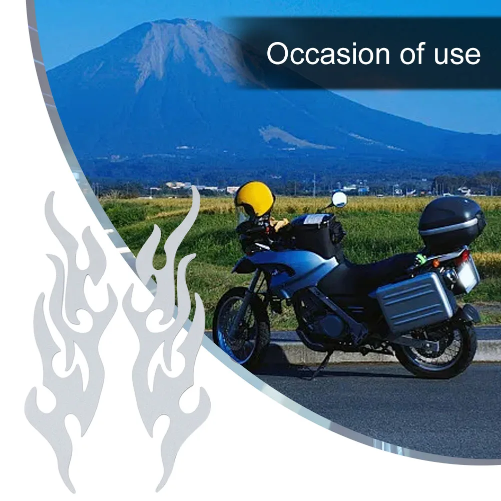 

1set Motorcycle Flame Sticker Kit Universal DIY Flame Vinyl Decal Sticker Waterproof Sticker For Car Gas Tank Fende Wholesale