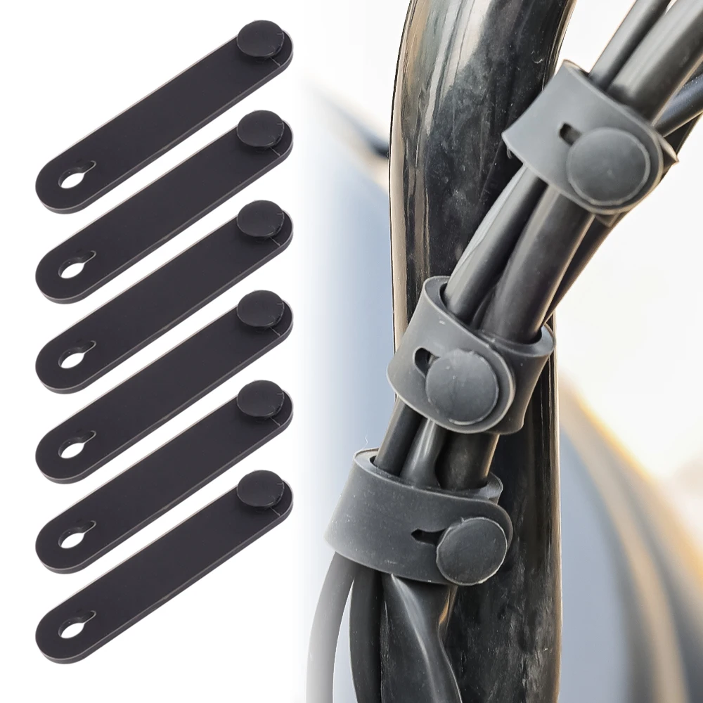 Motorcycle Rubber Bands for Frame Securing Cable Ties Wiring Harness Cables Accessories for Motobike Bike Car Exc Accessories
