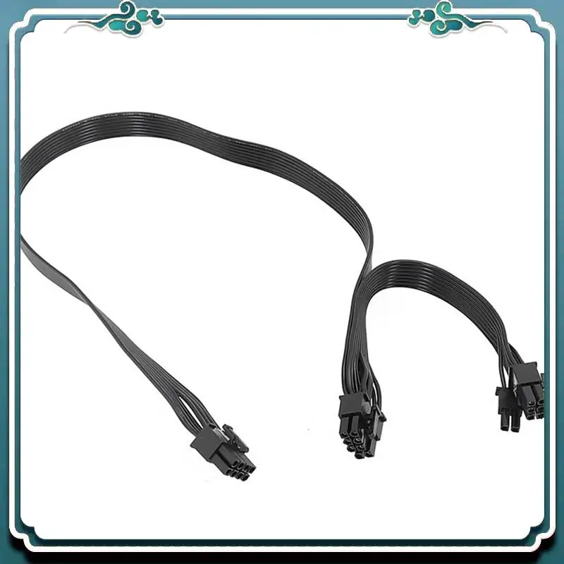 사용하기 쉬운 PSU VGA 8핀 남성-듀얼 Pcie 8(6+2) 핀 남성 PCIE GPU 전원 케이블(EVGA G1 G2 G3 G+ G5 G6 GT GA P2모듈형 Powe용)