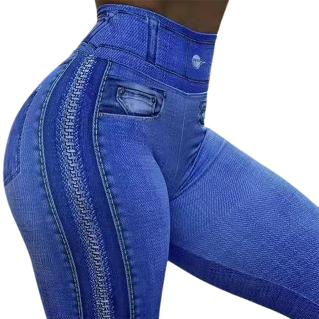 Pants Jeans Leggings, Womens Printed Skinny Trousers