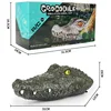 Halloween prank toy boat remote control simulation animal crocodile boat 2.4G electric simulation water floating Toys 1