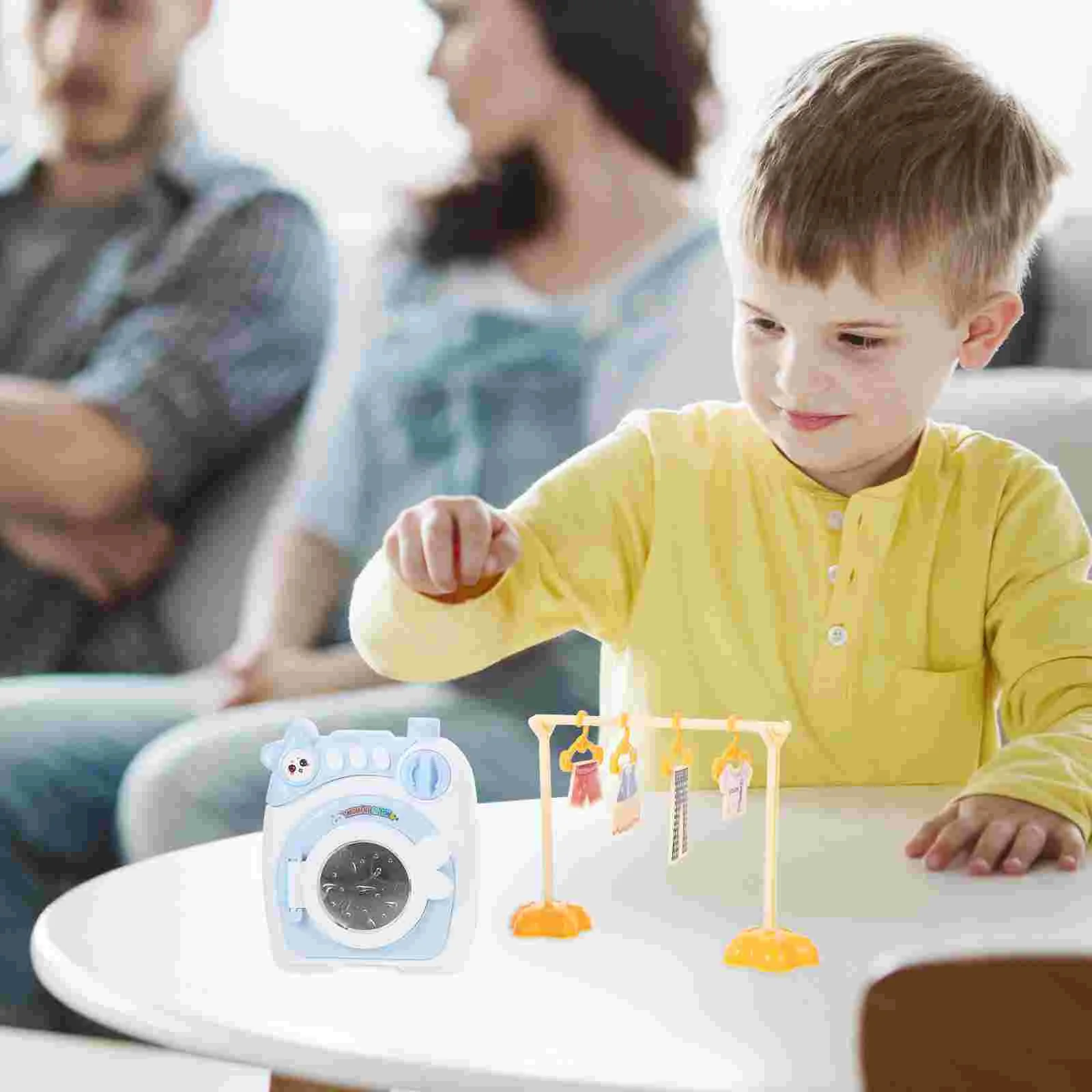 Children's Cleaning Kit Toy Toy Mini Washing Machine Child Childrens Toys Housework Training Miniture Abs Simulated Household 4
