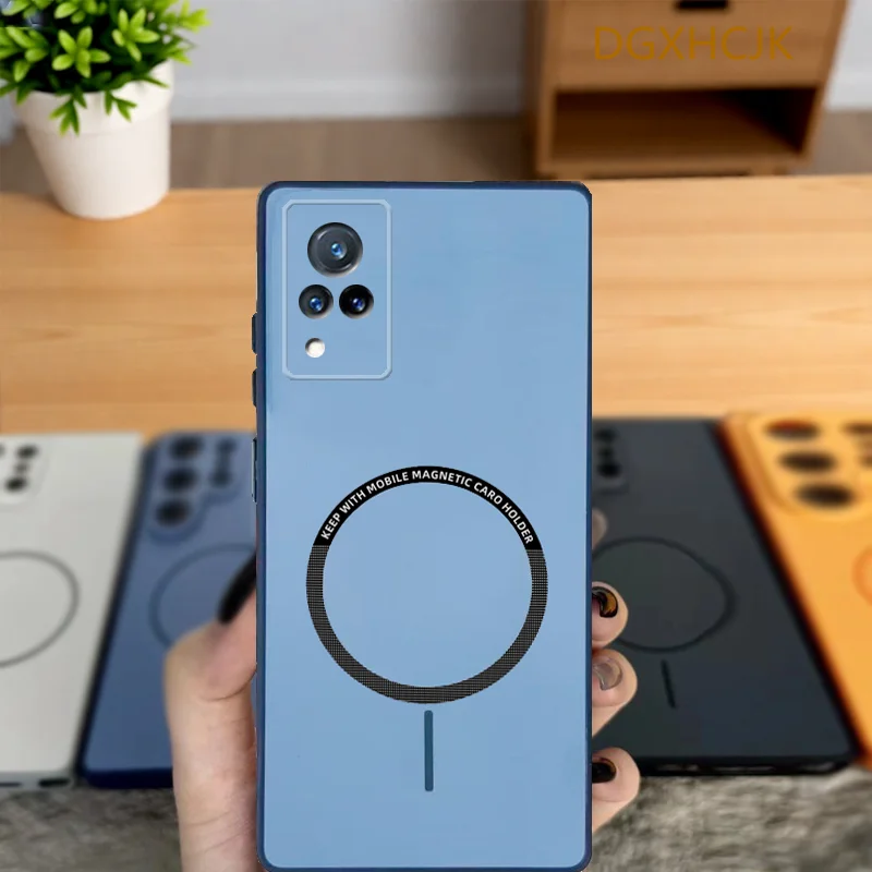 Colorful Magnetic Hard Silicone Back Cover