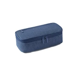 Portable Multi - Functional Large Capacity Pencil Case and Stationery Organizer (Blue)
