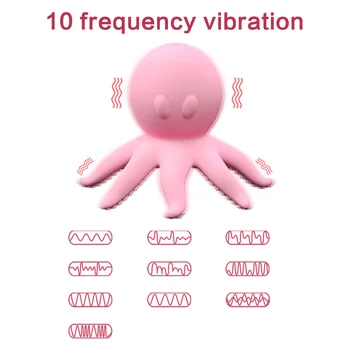 LIKETHAT Octopus Nipple Clit Sucker 10 Speeds Vibrating Female Breast Enlargement Nipples Massager Clitoris Stimulator Sex Toys 2