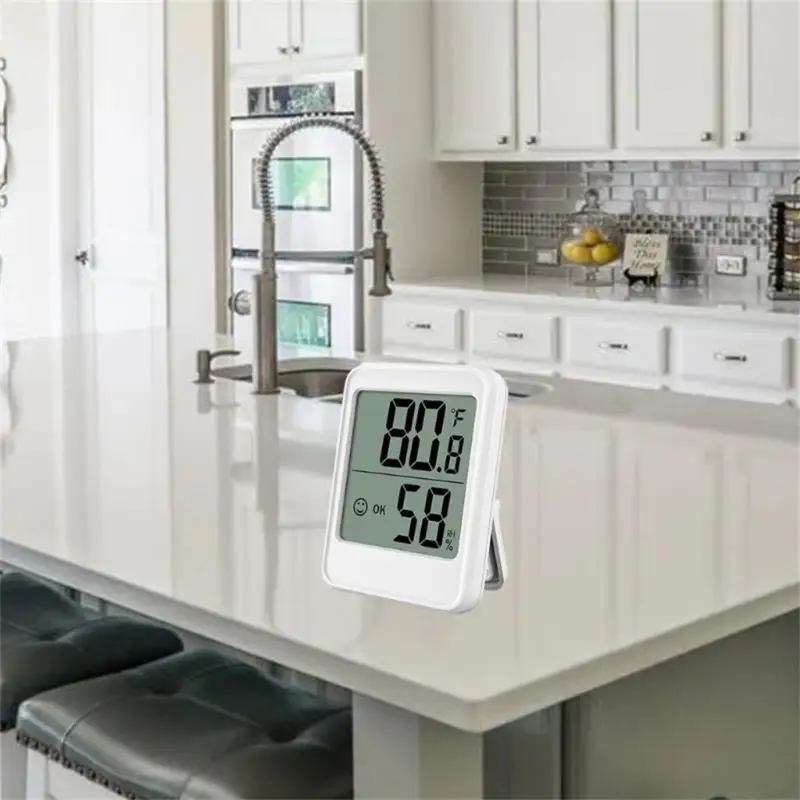 

Удобный комнатный термометр с цифровым ЖК-дисплеем, измеритель влажности и температуры, точный гигрометр, комнатные термометры