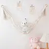 Macrame Hammock Net Toys Storage Boho Decor Children Room Toys Stuffed Animals Toys Hammock Net Organize Bohemia Storage Holder 4