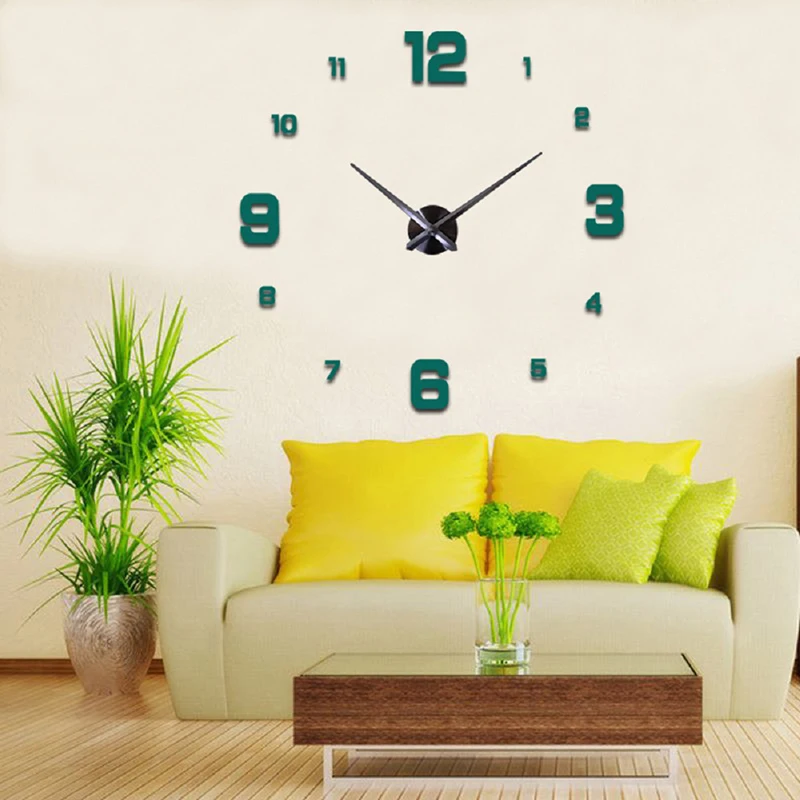 antique wall clocks 2022 Modern Design Large Wall Clock 3D DIY Quartz Clocks Fashion Watches Acrylic Mirror Stickers Living Room Home Decor Horloge regulator clock