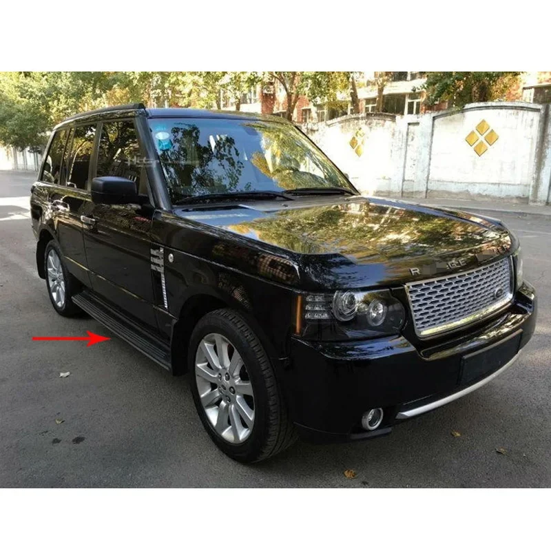Auto side step foot bar running board for Land Rover Range Rover(Vogue) L322 2005-2012,superior quality,style,with mud guard