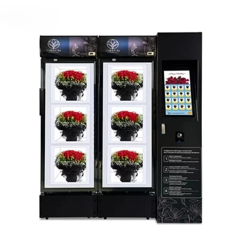 2025 La più recente distributore automatico di fiori refrigerato a temperatura controllata di dimensioni multiple Distributore automatico di bouquet 1
