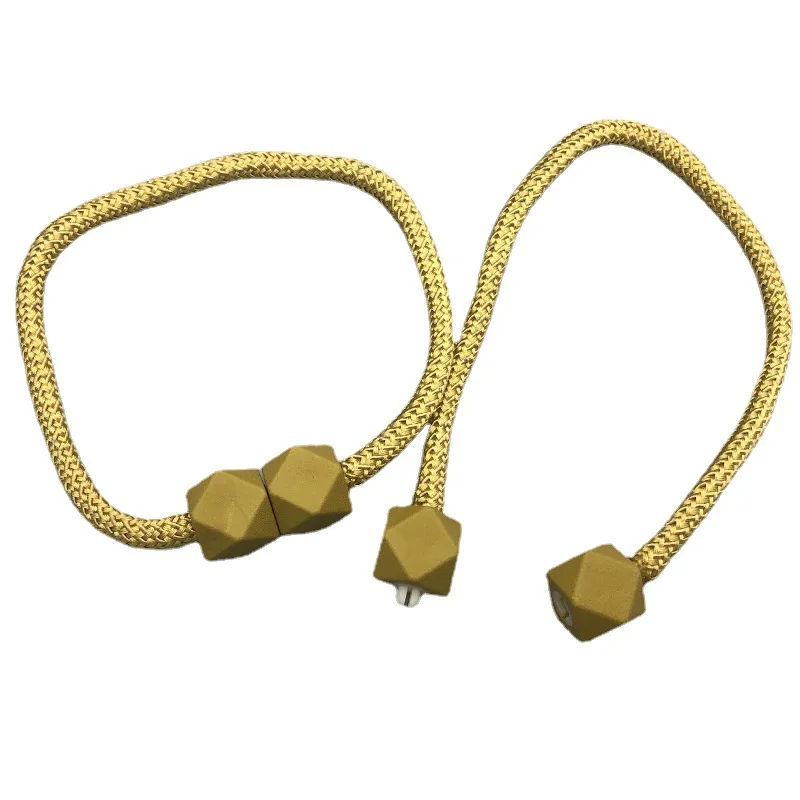 Curtain Tiebacks with Strong Magnet Thick Rope Design for Bedroom Living Room Kitchen Durable Plastic Home Decor Accessory