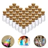 50pcs 0.5mL Mini Small Tiny Clear Cork Stopper Glass Bottles Vials Wholesale  shipping 1