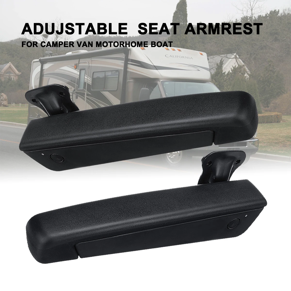 

Adjustable Comfortable Hand Holder Left/Right Side Car RV Seat Armrest For Camper Van Motorhome Boat Universal