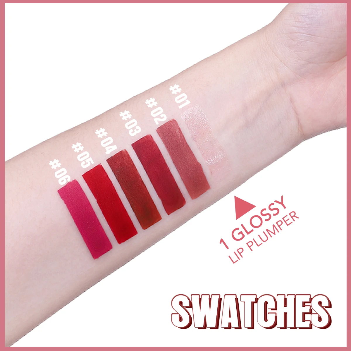 Single velvet lip gloss is not easy to stick to cups. Dudu lip gloss liquid lipstick is available in 6 colors 3