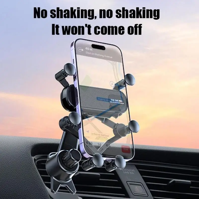 

Car Phone Holder Universal Air Vent Clip Smartphone Mount Hands Free Stand Automotive Phone Bracket Car Interior Accessories