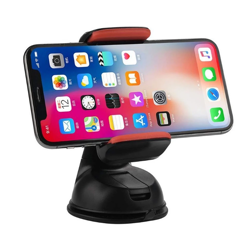 Suction Cup Phone Holder Car Mount Cell Phone Windshield Dashboard Smartphones Holder for iPhone Samsung Xiaomi Mobile Phone
