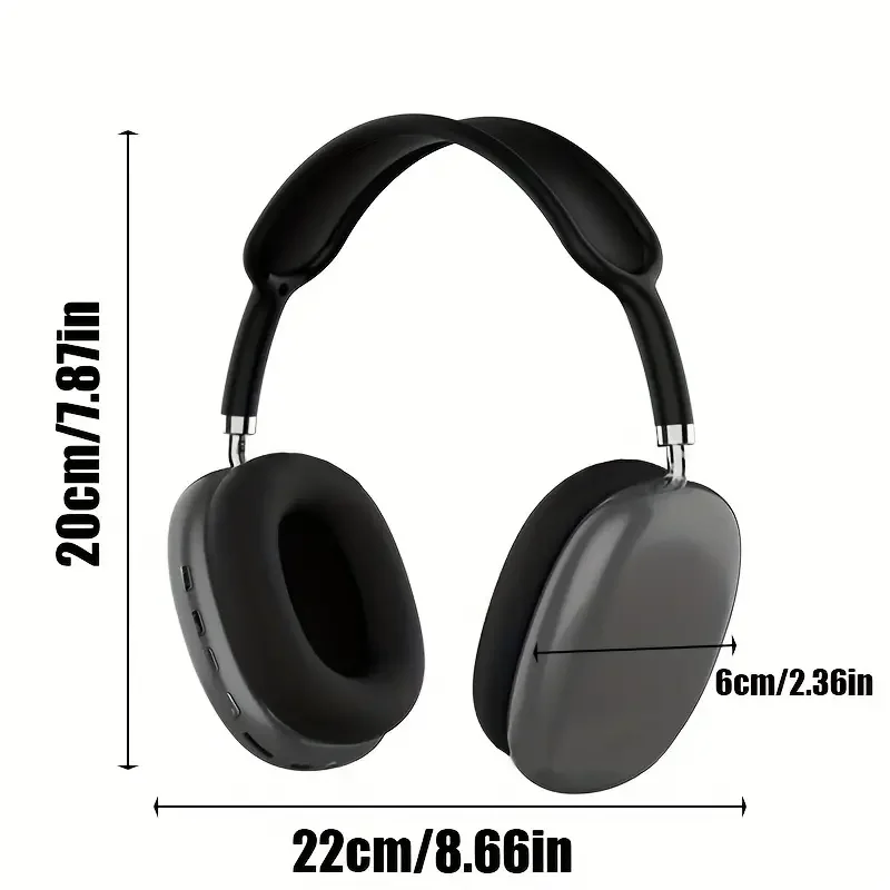 Wireless Bluetooth Headset Sports Gaming Headset Hifi Stereo Noise Cancelling for Phone PC 3