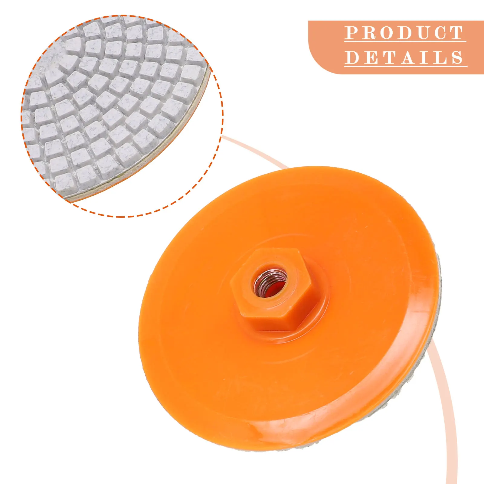 

100mm 4 Inch Polishing Pad Wet Dry Buff Disc Abrasive For Marble Concrete