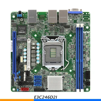 E3C246D2I Server Motherboard For ASRock LGA1151 DDR4 Support E-2100/E2200 High Quality