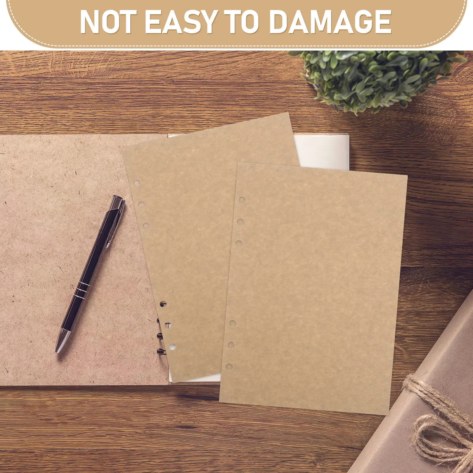 45매 A5 저널 리필용 루즈리프 플래너 인서트 6홀 바인더용 빈 종이 사무실 가정 여행 효율적인 계획 제작