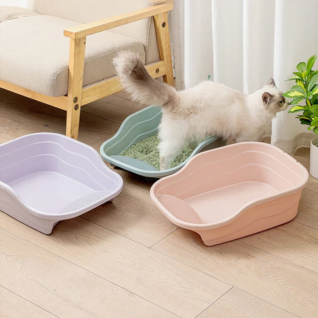최적의 고양이 쓰레기 경험을 위한 대야 고양이 쓰레기 상자