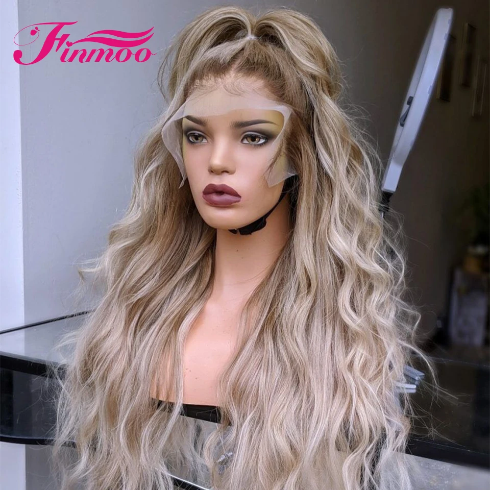 Ombre Brown 613 Colored Lace Front Wig Human Hair Glueless Wig Band Body  Wave Human Hair Wig Ash Blonde Lace Front Wig Human Hai - AliExpress