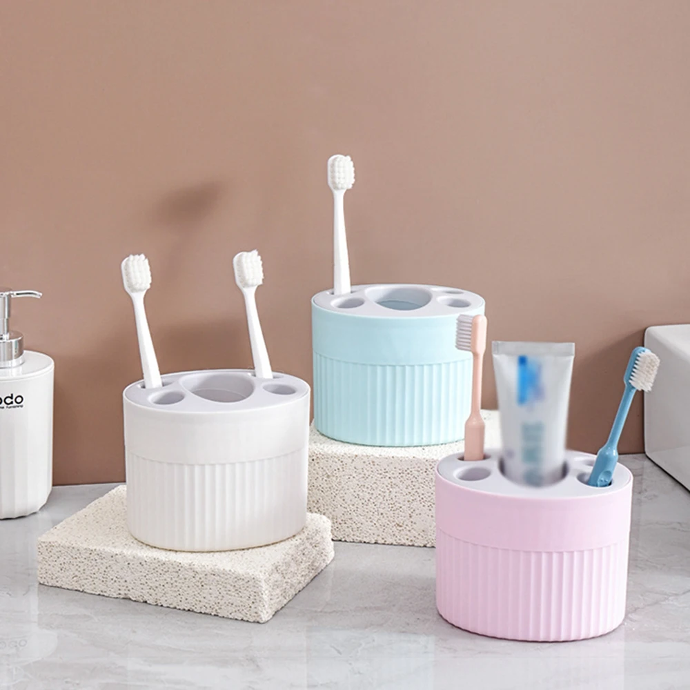 Bathroom Tabletop Toothbrush Holder Household Washstand Toothpaste Toothbrush Storage Rack toothbrush holder
