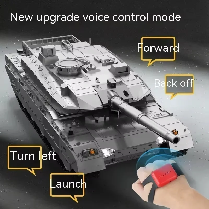 New Rc Tank Tk24-2 1200mah Lithium Battery Independently Suspended Load-Bearing Track Better Off-Road Performanc For Kids Gift 4