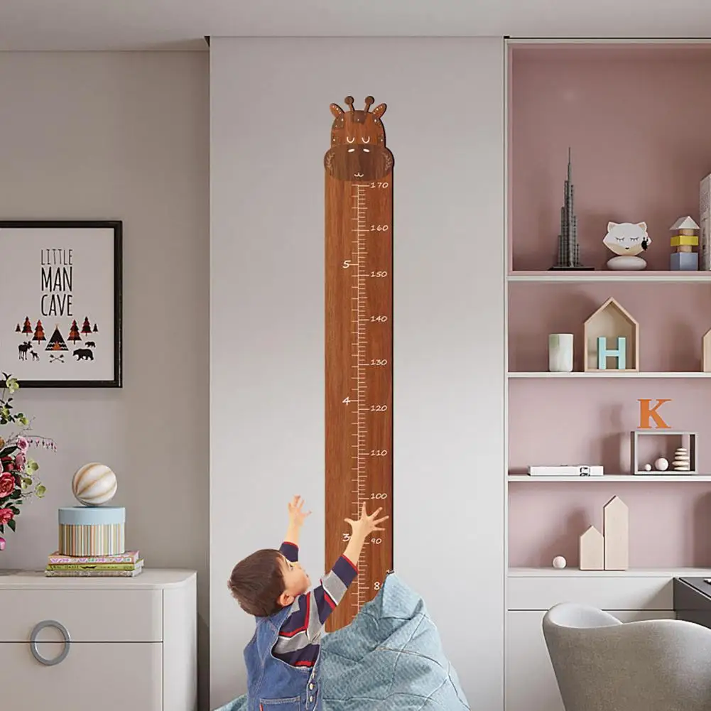 Wall Hanging Kids Growth Chart Precise Scale Children Room Nursery Baby to Adults Wooden Splicing Height Measurement Ruler