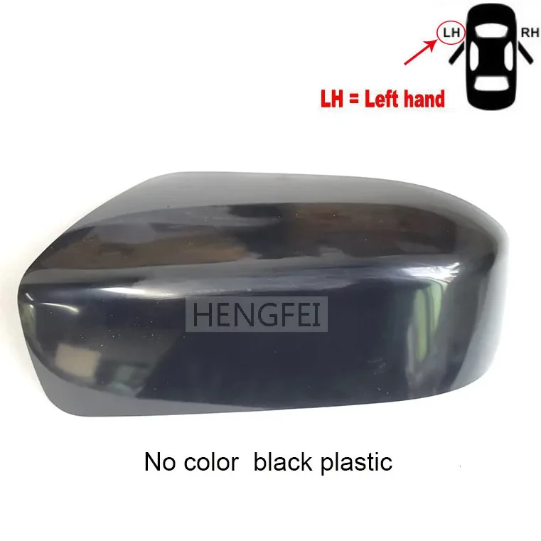 For Honda For Accord 2003 2004 2005-2007 Door Side Mirror Cover Cap Gloss Black