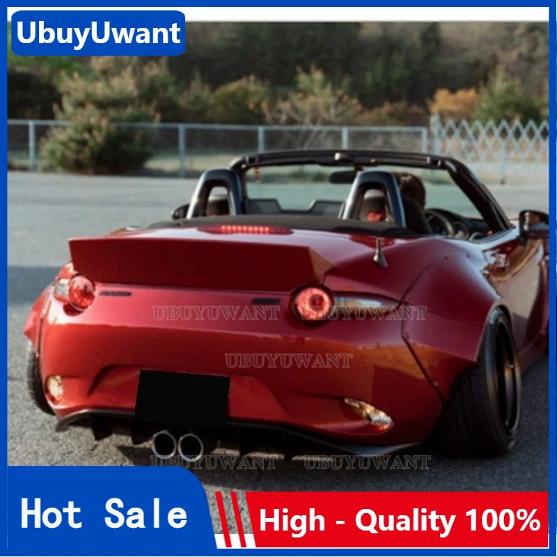

Для Mazda MX5 Miata ND RF LMS Стиль FRP волоконно-стекловолокно Неокрашенный спойлер Утконос крыло багажника губы гоночные аксессуары тюнинг отделка