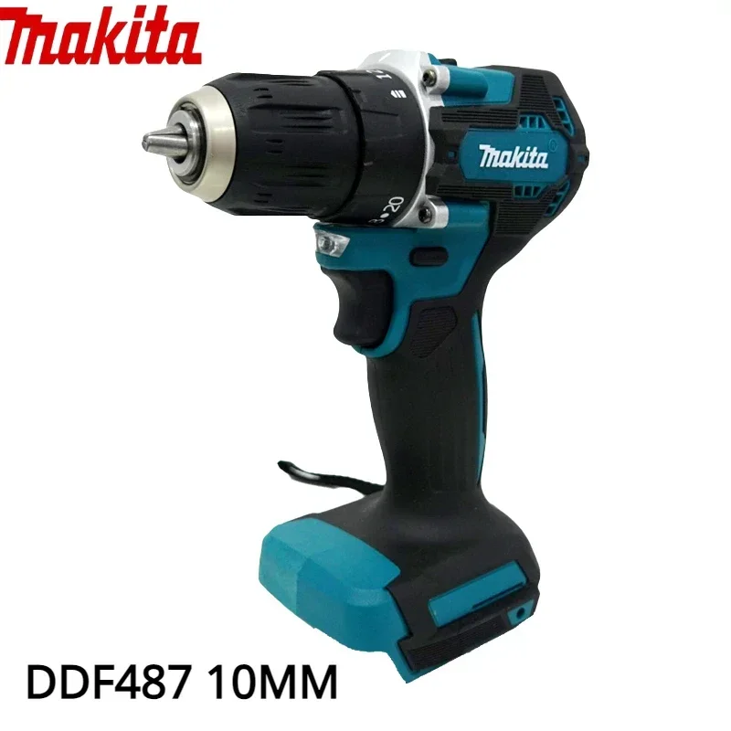 

Makita Brushless Drill Driver Complete Set DDF487 18V LXT Cordless 13mm Driver Drill 1700rpm Compact Power Tools rechargeable