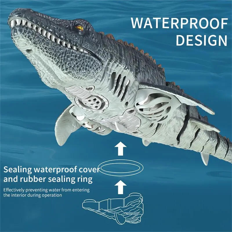 Simulation Dinosaur Water Spray 2.4G Remote Control Water Toys