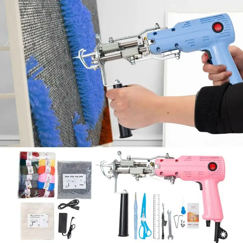 Electric Carpet Tufting Guns DIY Carpet Weaving Flocking Machines Loop