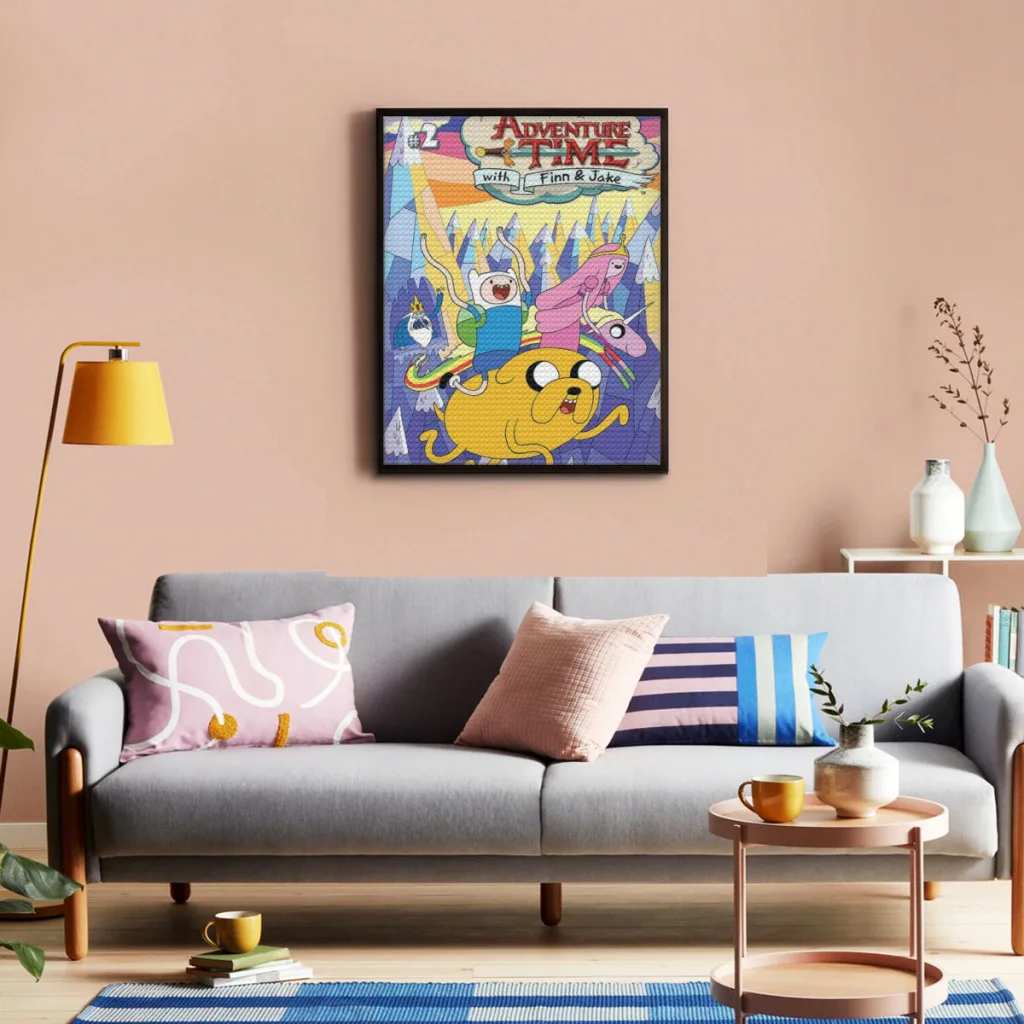 Cartoon Funny Adventure Diamond Painting   Full Diamond Mosaic Embroidery Home Decor New