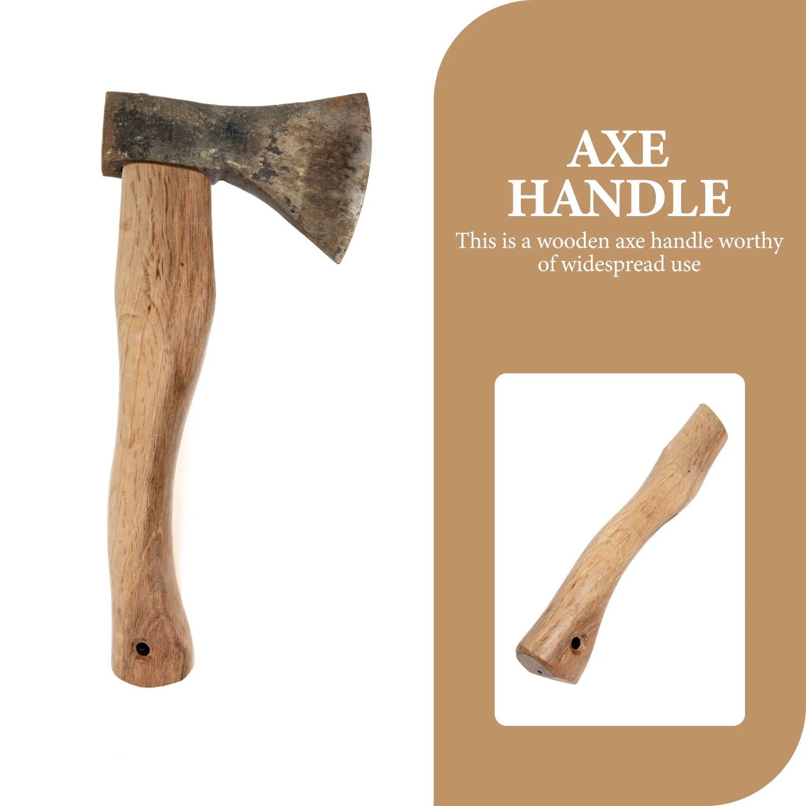 Outdoor Accessories Ax Replacement Handle Wooden Fitting Firewood Accessory 5