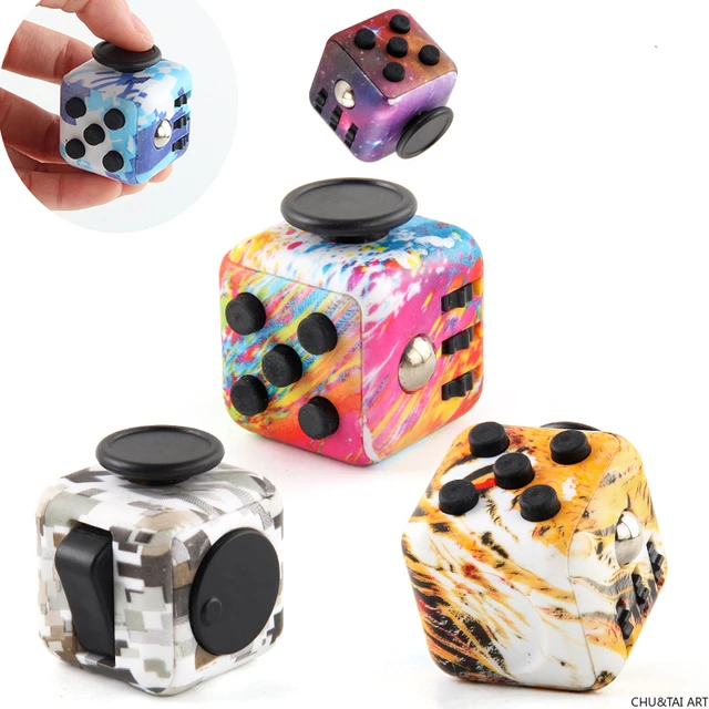 Stress Relief Dice Toy Decompression Dice Antistress Toys Fidgets Anti-stress Kids Anti Stress Games Fidget Toys For Kids Adults 6